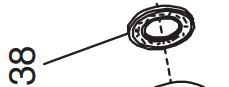 Mototool ir 61H150G4 Seal cup assembly 61H-A32 38