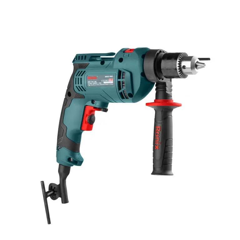 Motor potente de 600W que permite una alta eficacia, Diseñado para perforar en hormigón, metal y madera.