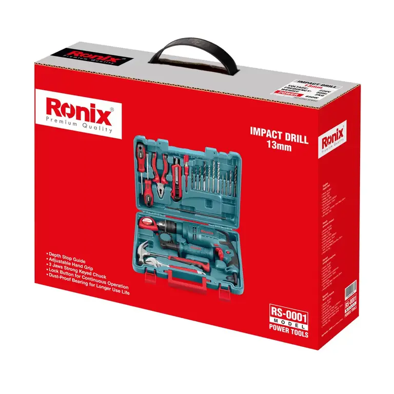 Referencia RS-0001 MARCA RONIX Juego de taladro de impacto. - Imagen 4