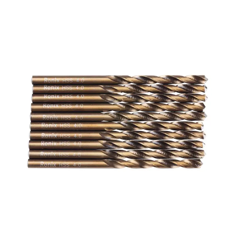 Referencia RH-5353 SET MARCA RONIX Broca 4MM - 10PC - Imagen 2