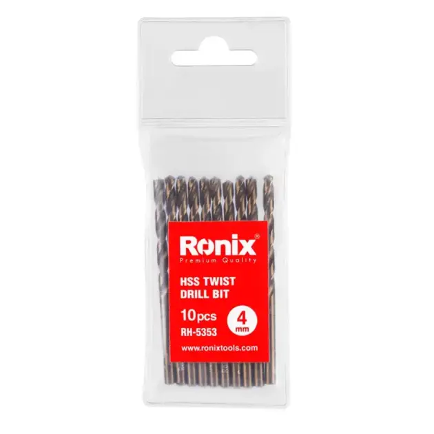 Referencia RH-5353 SET MARCA RONIX Broca 4MM - 10PC