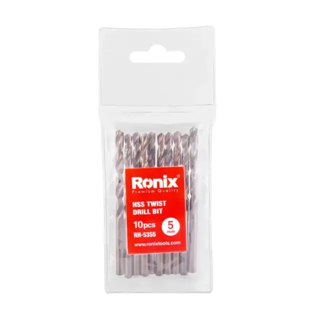 Referencia RH-5355 SET MARCA RONIX Broca 5MM - 10PC