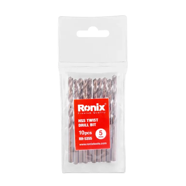 Referencia RH-5355 SET MARCA RONIX Broca 5MM - 10PC
