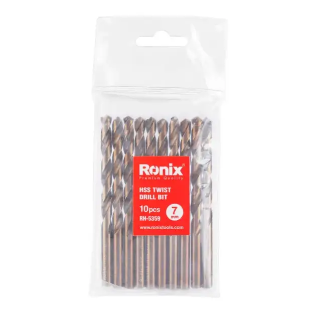 Referencia RH-5359 SET MARCA RONIX Broca 7MM - 10PC