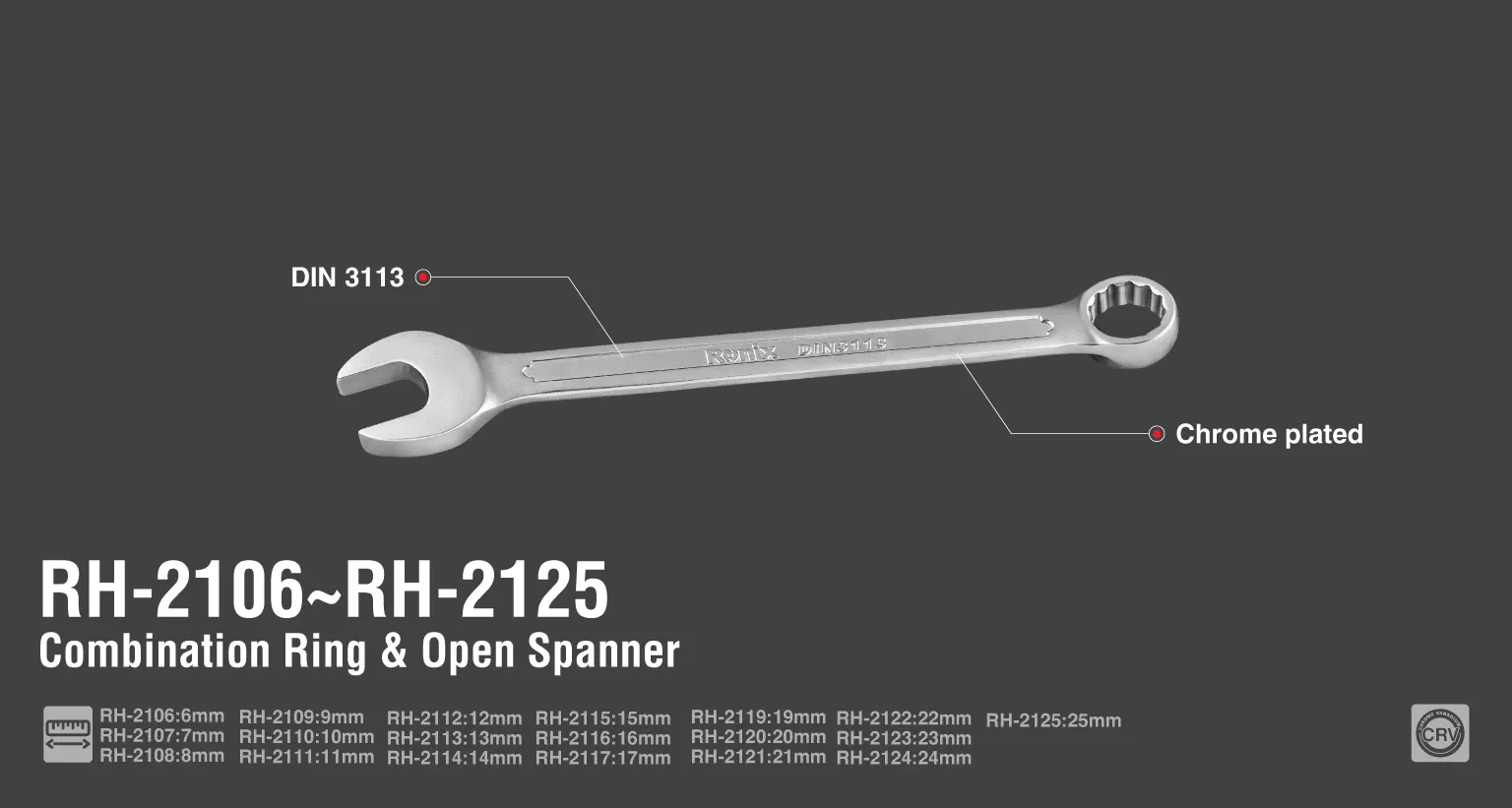 Llave Combinada 6mm