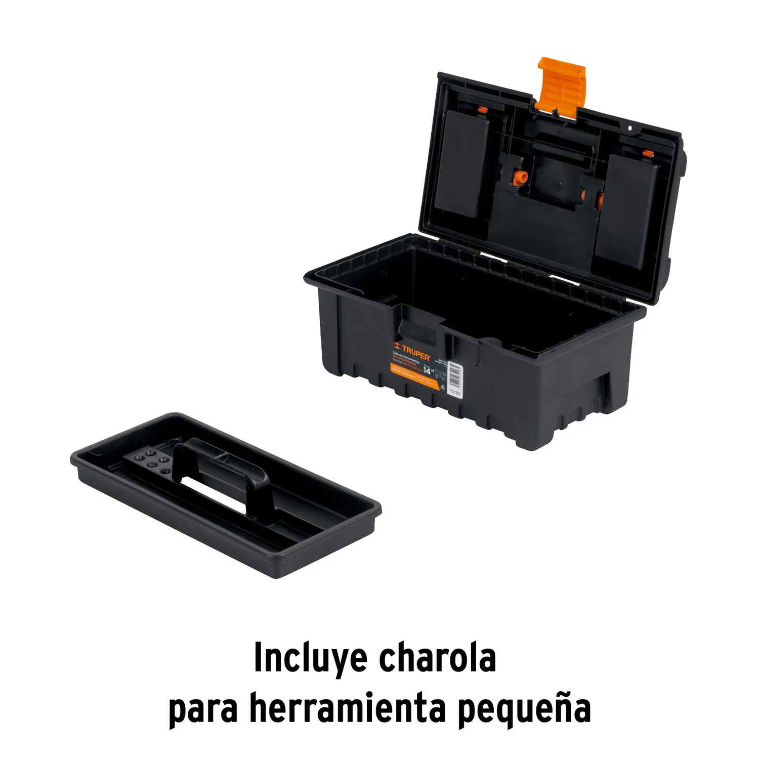 Caja para herramienta de 14" con compartimentos, TRUPER - Imagen 2