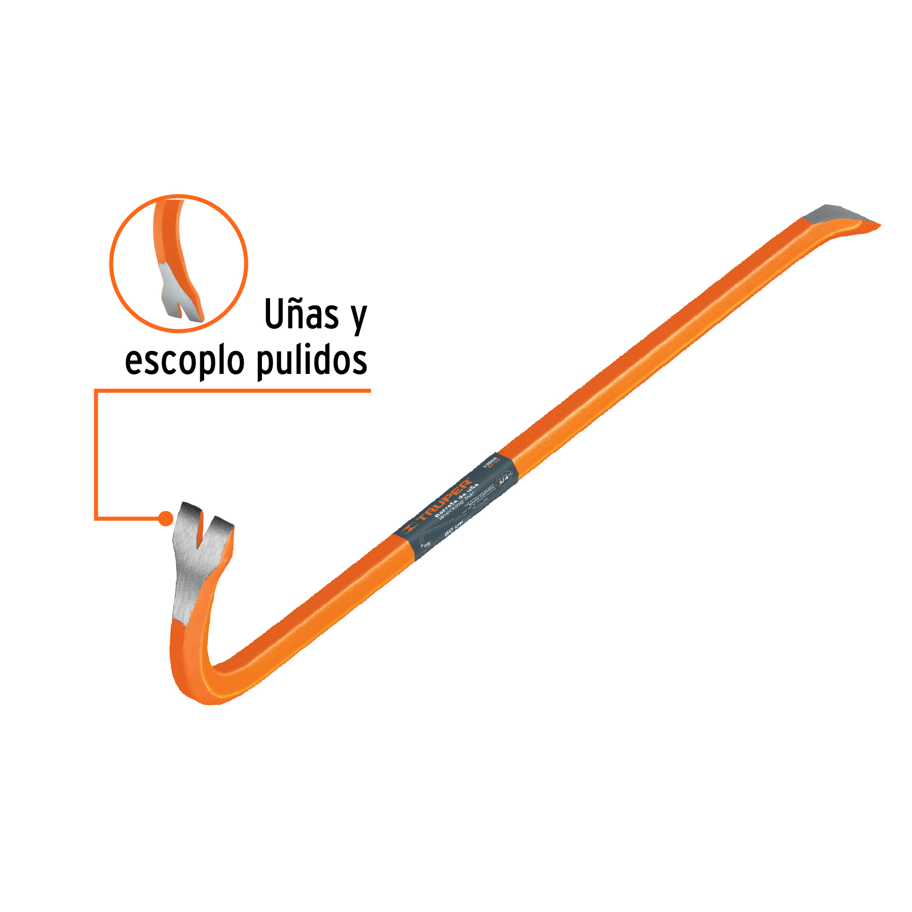 Barreta de una de 3/4" x 60 cm, Truper. - Imagen 3