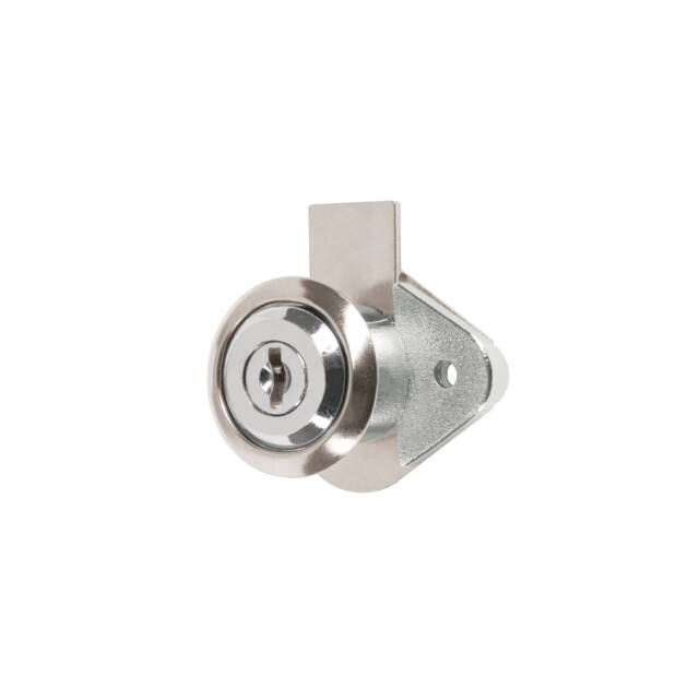 Cerradura para mueble, modelo 21, cromo, HERMEX BASIC