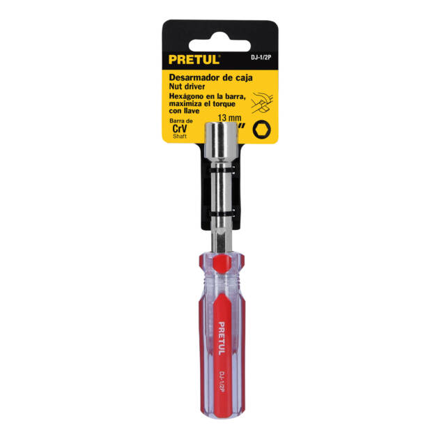 Desarmador de caja 1/2" mango de PVC, Pretul