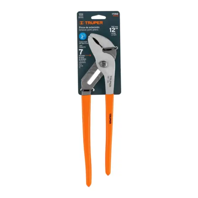 Pinza de extensión 12" mango de PVC, Truper