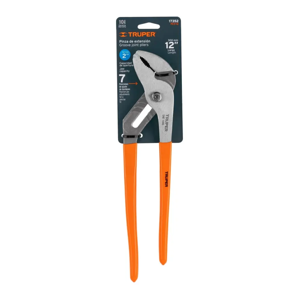 Pinza de extensión 12" mango de PVC, Truper