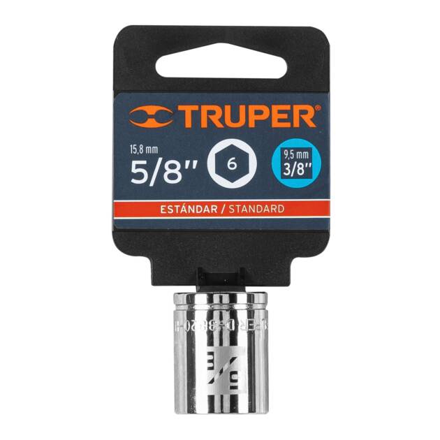 Copa Estándar 5/8″ 6 Puntas Cuadro 3/8″