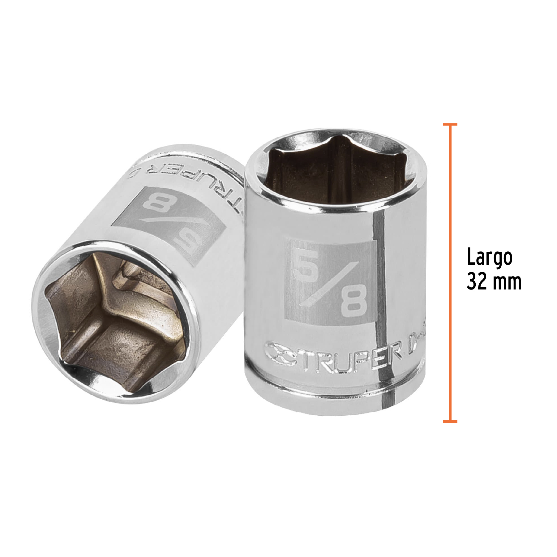 Copa Estándar 5/8″ 6 Puntas Cuadro 3/8″ - Imagen 2