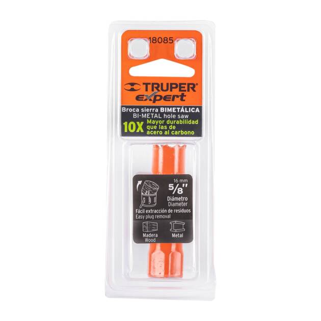 Brocasierra bimetálica 5/8", Truper Expert