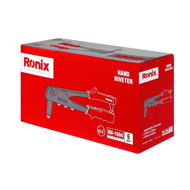 Remachadora manual de acero inoxidable - RH-1604 marca RONIX - Imagen 4